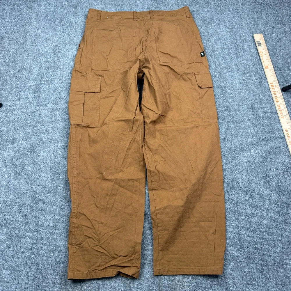 Nike Cargo Pants Mens 34x30 Brown Ripstop Utility Tactical Cotton Stretch